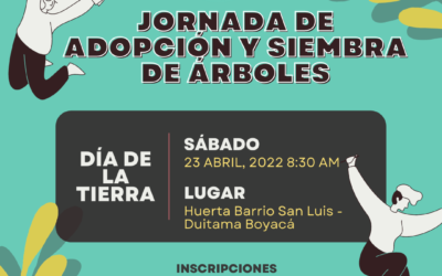 Jornada Adopción y siembra Árboles día de la Tierra🌱🌻🌍